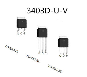 Linear Power Mos Tranzystor polowy Struktura pionowa 3403D-UV